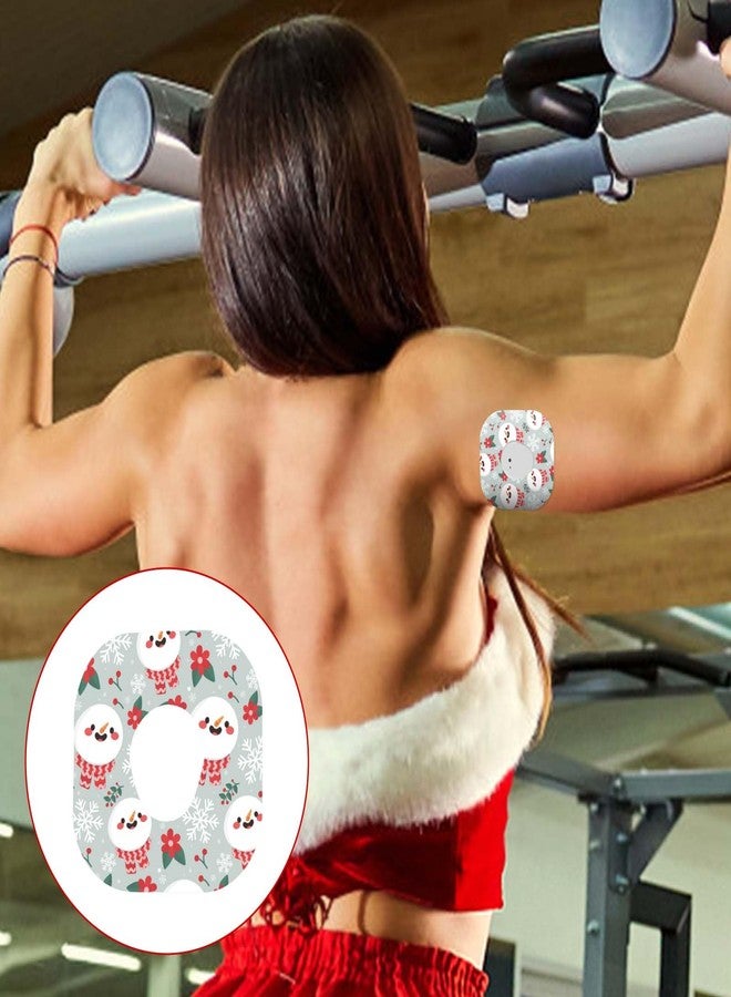 XIHIRCD 25 Sheets Adhesive Patches for Dexcom G7, Waterproof Over Patch Sensor Sticker Adhesive Christmas Patches CGM Tape Compatible with Dexcom G7 (5 Styles) - Image 5